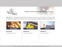 Tablet Screenshot of healthkeepers.net